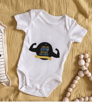BK Kids Dayım Her Şeyi Halleder Tasarımlı Bebek Body Zıbın - Model 1