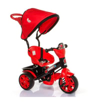 Babyhope Bobo Speed Tenteli Bisiklet Kırmızı 03012110, Tenteli 3 Tekerlekli Çocuk Bisikleti