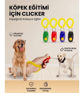 Köpek Eğitimi Için Clicker Köpeğinizi Kolayca Eğitin Köpek Eğitimi İçin Tıklama Aleti, Kedi Eğitimi