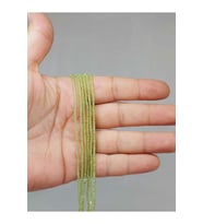 Bileklik Boy Peridot (ZEBERCET) Taşı Dizi 1*1.8mm (51122) Yarım Dizi (17CM UZUNLUĞUNDADIR)