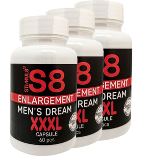 Stımul8 (S8) 3 Adet Erkeklere Özel Xxxlşekillendirme 60 Lı Caps En Boy Ebat