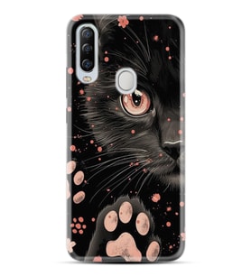 GM 20 Pro Kılıf HD Resim Baskılı Kara Kedi StKd -085