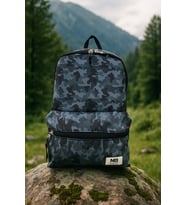 NEWBAG KAMUFLAJ ERKEK OKUL SIRT ÇANTASI (YENİ SEZON) (Siyah-Gri)