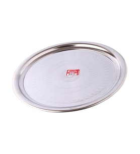 New and Single Krom Paslanmaz Çelik Sini & Tepsi 65 cm