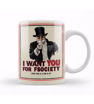 Mr Robot I Want You for Fsociety Kupa Bardak Porselen