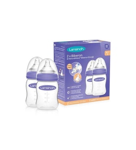 Lansinoh Natural Wave Biberon ve Biberon Emziği Başlangıç Seti 160 ml