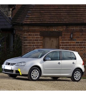 VW Golf MK5 2004-2008 Ön Tampon Sol Köşe Bandı Plastik Çıta 1K0807655A