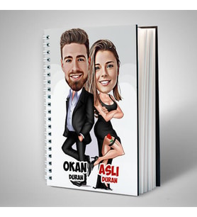 Gizli Ajan Sevgililer Karikatürlü Sevgili Defteri