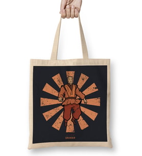 Avatar The Last Airbender Zaheer Retro Japanese Avatar Bez Çanta Uzun Saplı