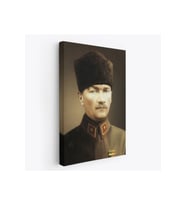 Atatürk Portre Tablosu Mustafa Kemal Atatürk Dekoratif Kanvas Tablo-CK-61