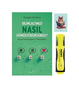 Bilinçaltınızı Nasıl Dönüştürürsünüz?-Serpil Ciritci-MüptelaYayınları-Fosforlu Kalem-Not Defteri Set