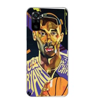 Xiaomi Redmi Note 10 / Note 10S Uyumlu Kobe Bryant Tasarımlı Şeffaf Telefon Kılıfı