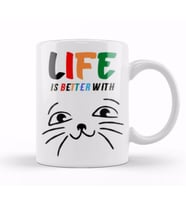 Funny Cat Lover Gifts For   Men Kids Kupa Bardak Porselen