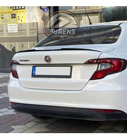Fiat Egea Bagaj Üstü Yarasa Spoiler Piano Black 2015-2023 Uyumlu