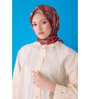 Belli %100 Twill İpek Eşarp 4111D 40