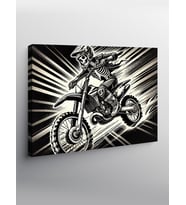Kanvas Tablo Motokros Ve Hız