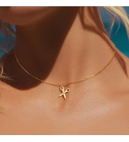 Kişiye Özel 925 Ayar Gümüş Minimal Makas Kolye Kuaförlere Özel Takı (Gold)
