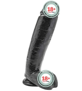 Astarte ToyJoy Get Real 10″ Realistik Dev Dildo 25 cm Siyah