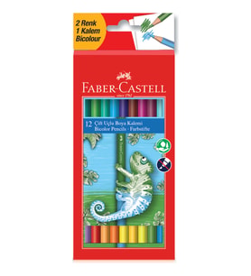 Faber-Castell Bls Yerli Çift Uçlu Boya K 24R (Fsc)