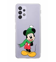 Samsung Galaxy A33  Kamera Korumalı  Kapak Mickey Mouse Tasarımlı  Şeffaf Kılıf