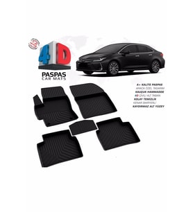 TOYOTA COROLLA 2019 2020 ARACA ÖZEL 4D HAVUZLU PASPAS OMSA