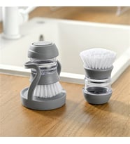 Soap Dispenser Kitchen Brush Sıvı Deterjan Hazneli Bulaşık  Fırçası ve Stand