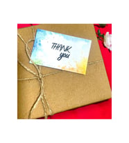 E-Ticaret Teşekkür Kartı Thank You Yazılı 5x8 cm 100 Adet