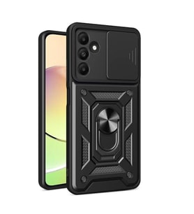 Coverzone Galaxy A15 ?le Uyumlu PhoenixShield Kamera Korumal? Kapak Tam Koruma Manyetik Vega Kapak Siyah