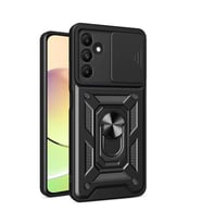 Coverzone Galaxy A15 ?le Uyumlu PhoenixShield Kamera Korumal? Kapak Tam Koruma Manyetik Vega Kapak Siyah