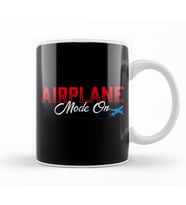 Airplane Mode On Vacation Mode Traveler Kupa Bardak Porselen