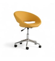Total Sarı Deri Çalışma Koltuğu