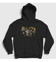 Presmono Unisex Siyah Band Wu Tang Clan Kapüşonlu Sweatshirt 303710tt