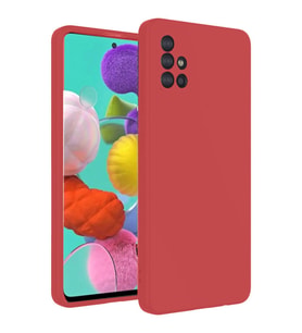 Samsung Galaxy A31 Kılıf Nano İçi Kadife Silikon - Kiremit