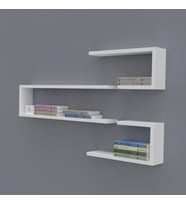 Kenzlife kitaplık nevres 060*100*20 byz duvar rafı