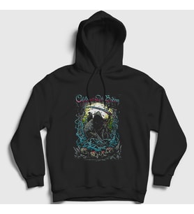 Presmono Unisex Siyah Angel Children Of Bodom Kapüşonlu Sweatshirt 374653tt