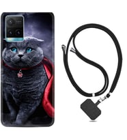 Vivo Y11S Y21S Y20 Y20S Y70 Kılıf Boyun Askılı Silikon Super Cat 1666