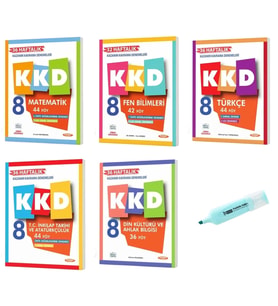 LGS 8.Sınıf KKD Matematik Fen Bilimleri Türkçe  İnkılap ve Din kültürü Deneme