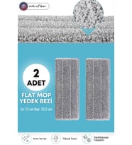 2'li Mikrofiber Paspas Takımı, Pratik ve Temizliğe Uygun