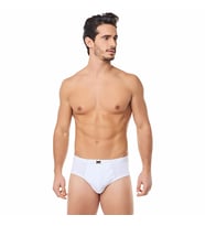Tutku Erkek Kom Slip Kilot 6'lı Paket (Beyaz)