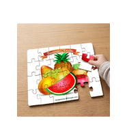 Yaz Meyveleri - Summer Fruits Tasarımlı 24 Parça Ahşap Çocuk Puzzle MPK1171