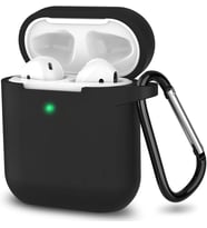 Lexroo AirPods 1/2. Nesil ile Uyumlu İnce ve Hafif Silikon Kılıf, Yumuşak Esnek Tasarım