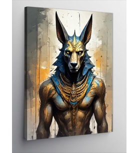 Kanvas Tablo Eski Mısır Anubis