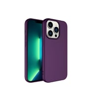 Apple iPhone 14 Pro Uyumlu Kılıf Zore LSR Lansman Kapak (Koyu Mor)