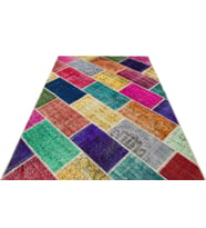 Bej Fuşya Pembe El Dokuma Geometrik Desenli Salon Halısı Modern Bohem Stil Mutfak
