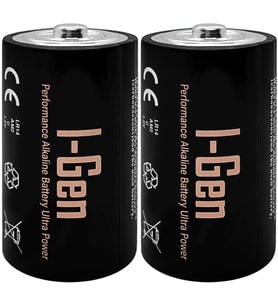 Batteries LR14 Ultra Alkalin C Boy Pil 1.5V Orta Boy Pil (2, 2'li Paket)