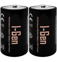 Batteries LR14 Ultra Alkalin C Boy Pil 1.5V Orta Boy Pil (2, 2'li Paket)