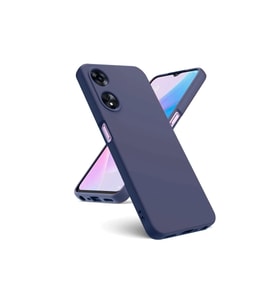 Oppo A38 Kılıf First Silikon - Lacivert