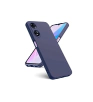 Oppo A38 Kılıf First Silikon - Lacivert