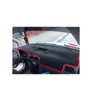 2004-2008 Modellerine Uygun Ford Connect Torpido Koruma Halısı Siyah Kenar Renk Kırmızı