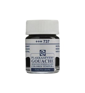 TALENS GUAJ BOYA SİYAH 16 ML  (737)